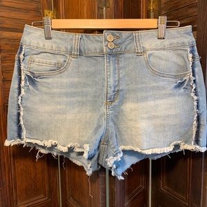 Mudd Flex Stretch Denim Jean Shorts Size 13